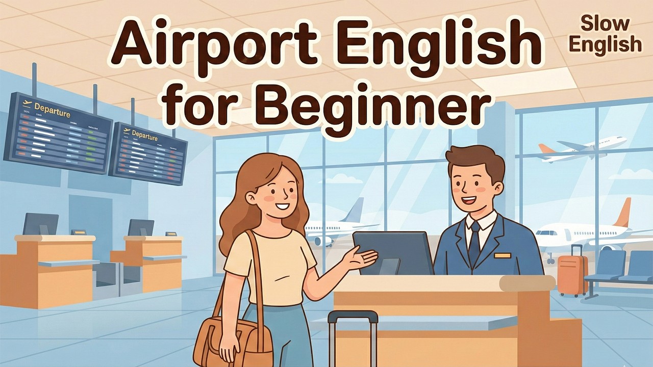 Airport English You MUST Know | Check-ins & Baggage | English Speaking Tips | English Podcast