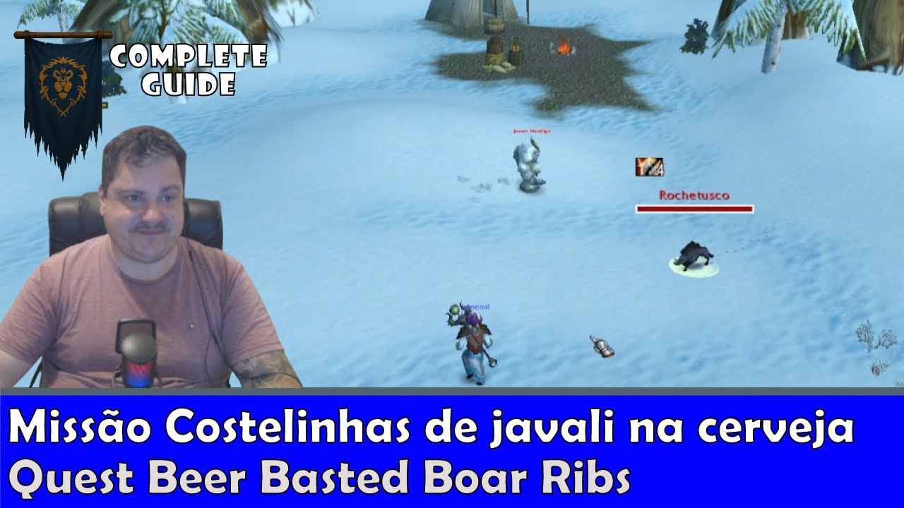 Missão Costelinhas de javali na cerveja WoW | Dun Morogh | World of Warcraft Retail