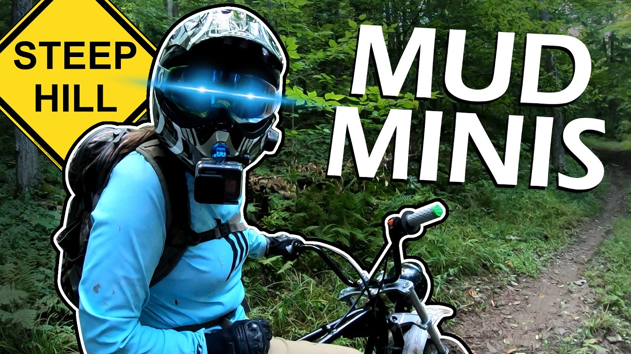 MudStar & Mini Baja Hit the MOST GRUELING Trails Yet! MB200 Mini Bikes FULL THROTTLE in MUD! 🏍️💦
