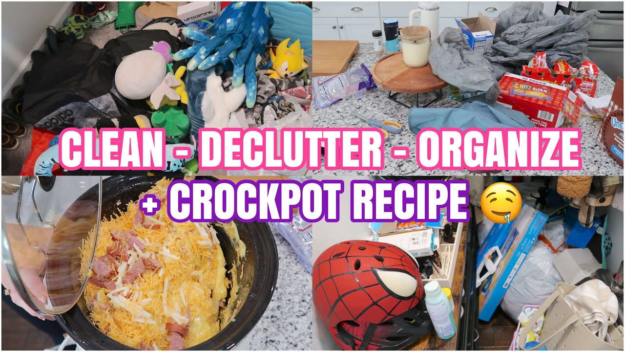 EXTREME CLEAN DECLUTTER AND ORGANIZE | MESSY HOUSE CLEAN WITH ME 2025 | REAL LIFE MESS