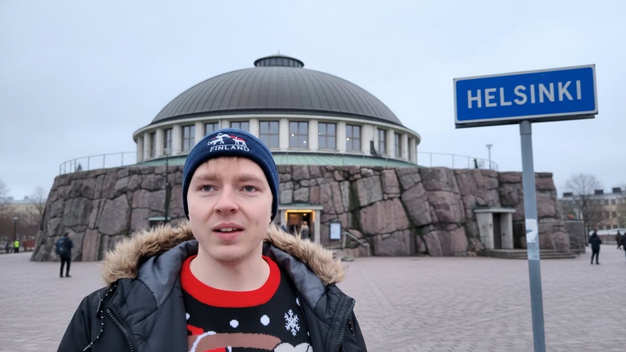 Церковь, высеченная в природной скале в Хельсинки 🇫🇮
