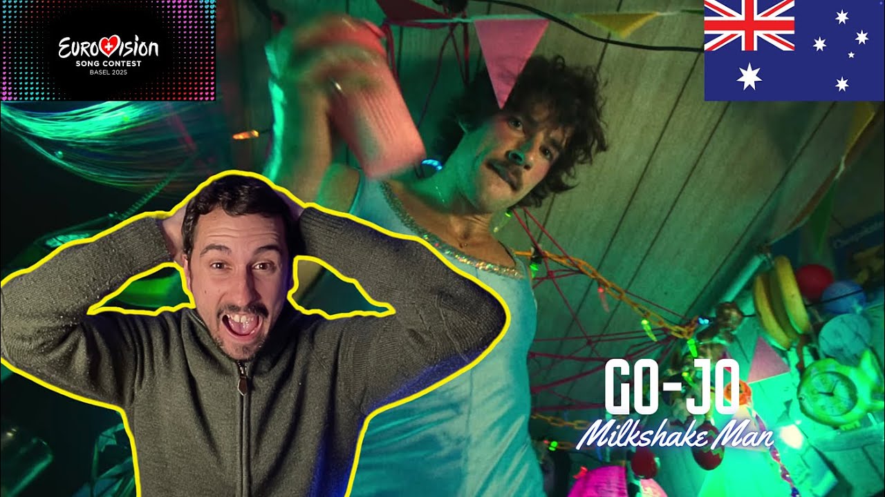 Reacción y análisis de MILKSHAKE MAN, de Go-Jo (Australia, Eurovisión 2025)