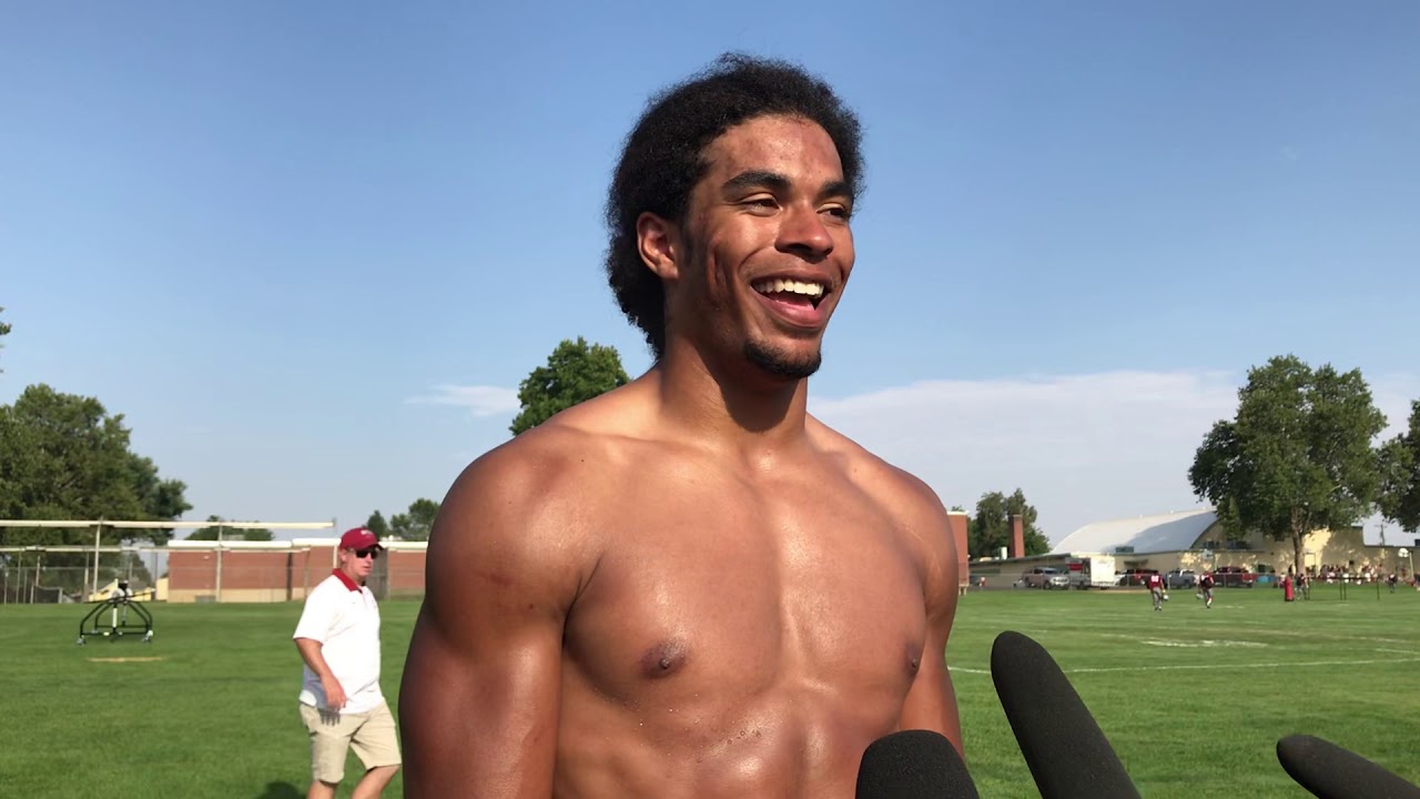 Dezmon Patmon post practice 8-6