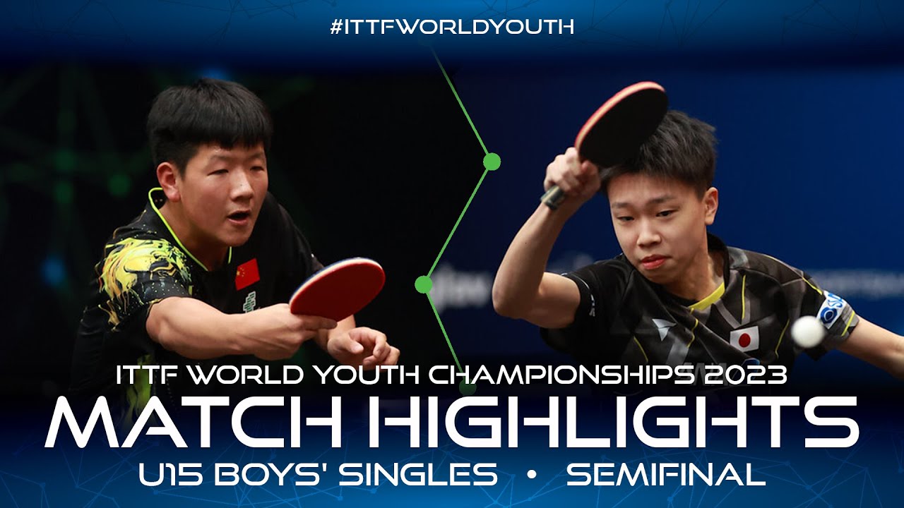 Wang Jixuan vs Tamito Watanabe | U15 BS-SF | ITTF World Youth Championships 2023