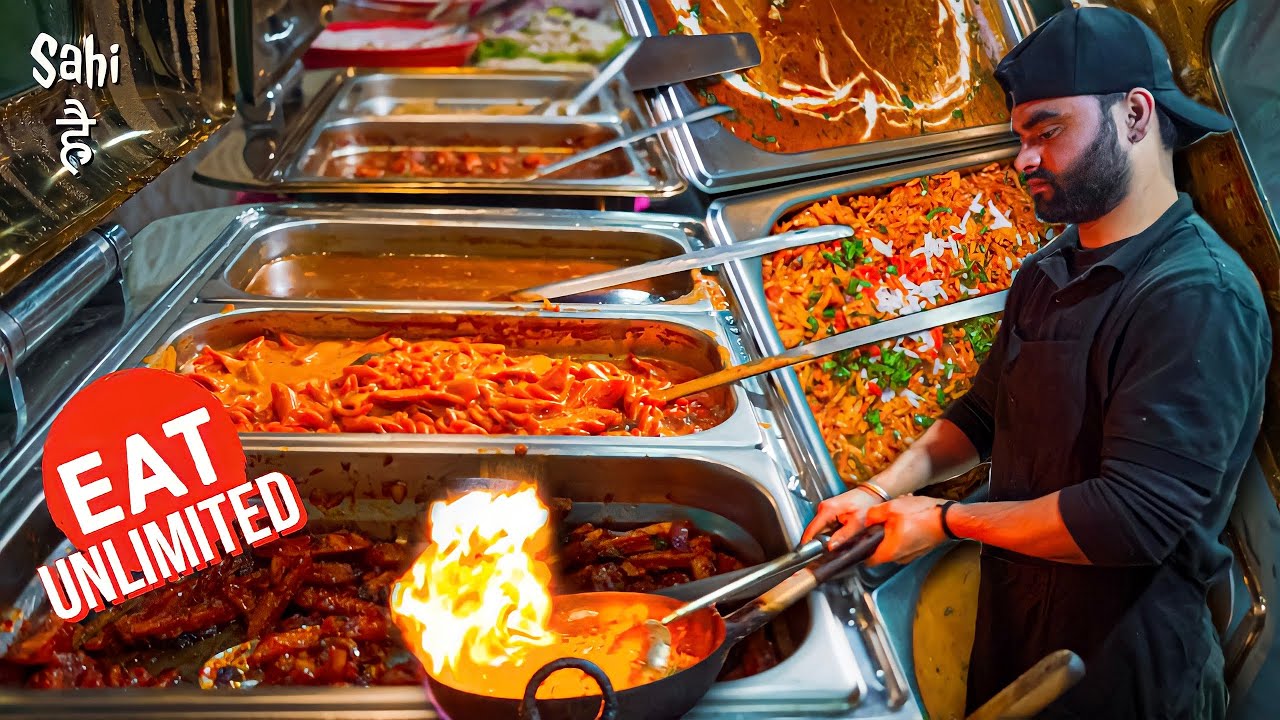 Unlimited Food Buffet at Rs 160 | Best in Punjab | Street Food India