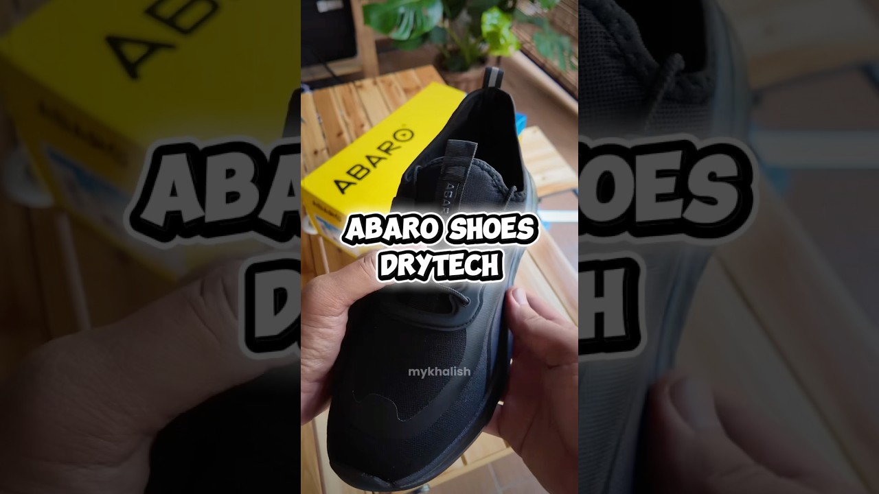 Abaro Drytech kasut sekolah kalis air 