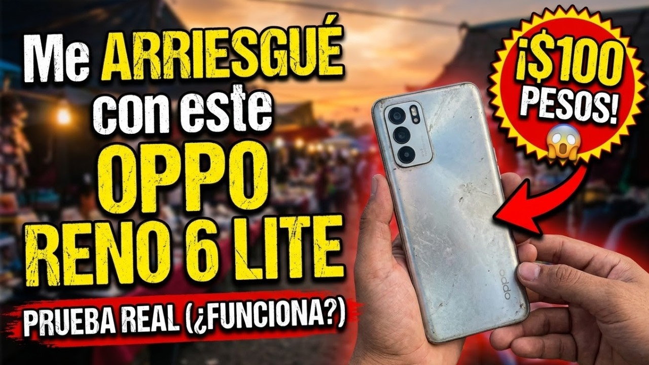 Me arriesgué con este OPPO de $100 PESOS (Prueba Real)