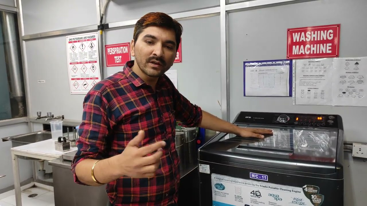Fabric shrinkage test in Textiles method of ISO- 5077/AATCC- 135 || BY Rajeev jha.