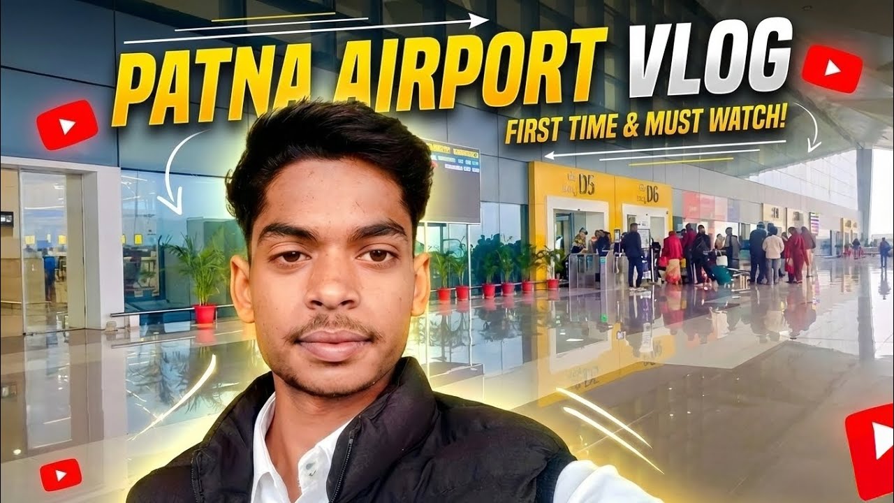 Vlogging time patna airport | JAY PRAKASH NARAYAN INTERNATIONAL AIRPORT |  #patna #airport #vlog 