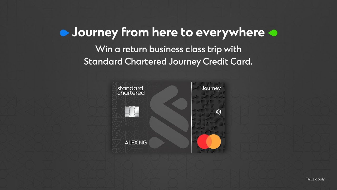 Take on your #JourneyWithSC from here to everywhere with our Journey Credit Card