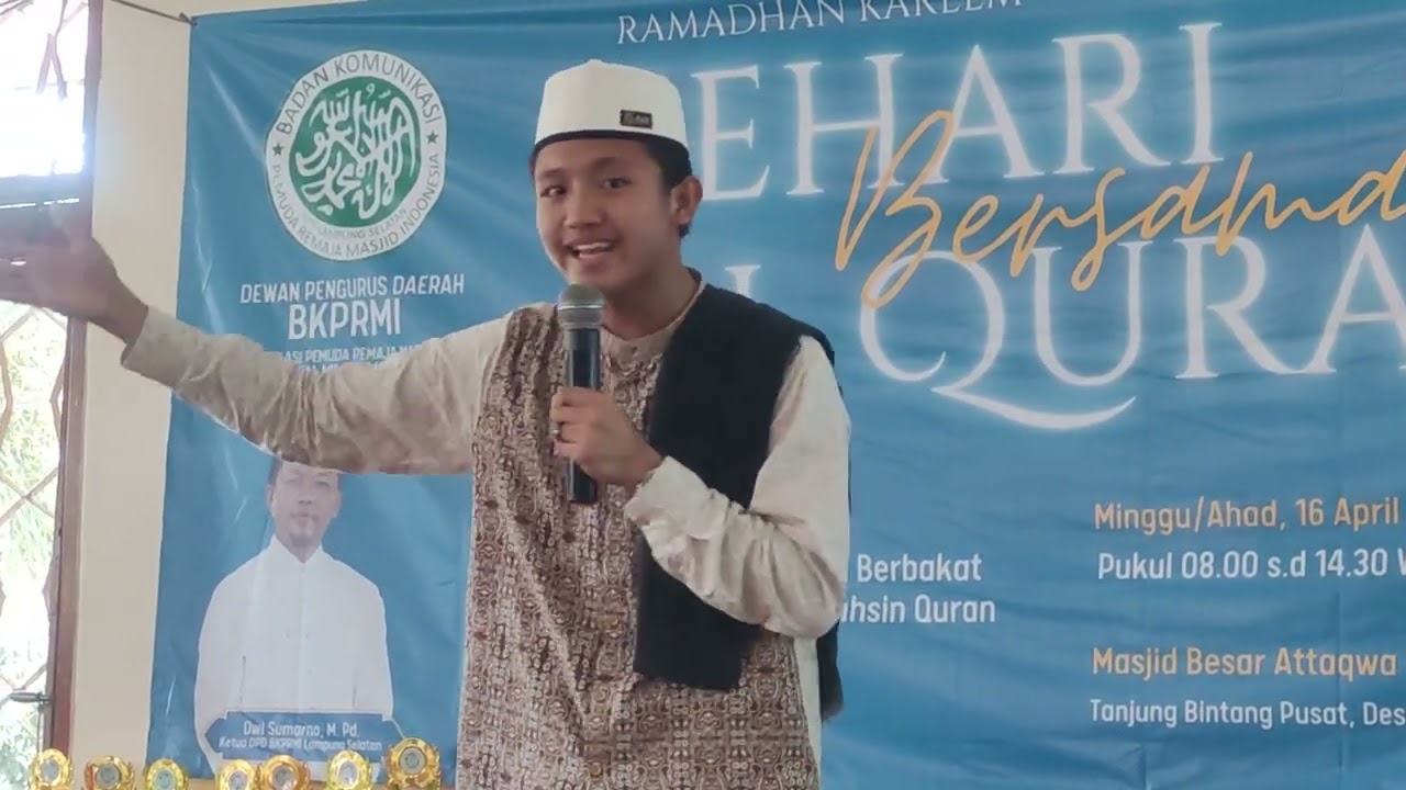 Live Performance Mahendra, Juara 1 Lomba Dai Daiyah BKPRMI Lamsel 2023   Kategori SMP/SMA sederajat
