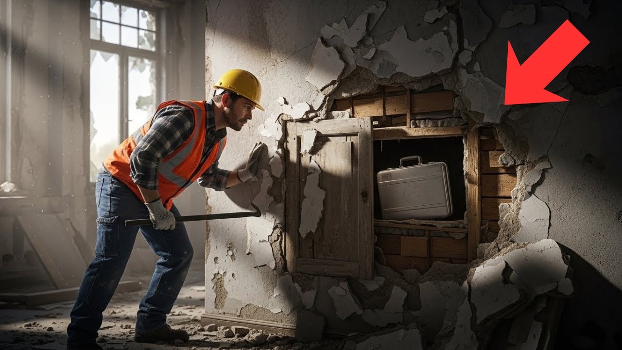 Construction Worker Found Briefcase in Demolished Wall — Opening It Exposed His Boss's Dark Secret.