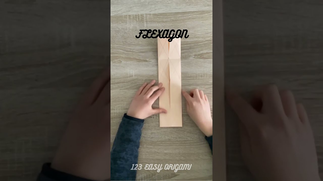EASY FLEXAGON ORIGAMI TUTORIAL | PAPER INFINITY ORIGAMI FOLDING | PAPER ANTISTRESS | PAPERCRAFT