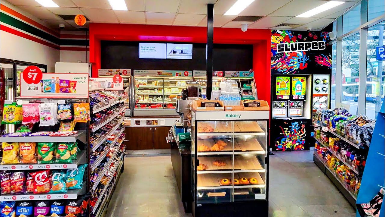 🇦🇺 Посетите Конвениенс-магазин 7 Eleven в Сиднее, Австралия [Видео 4K]