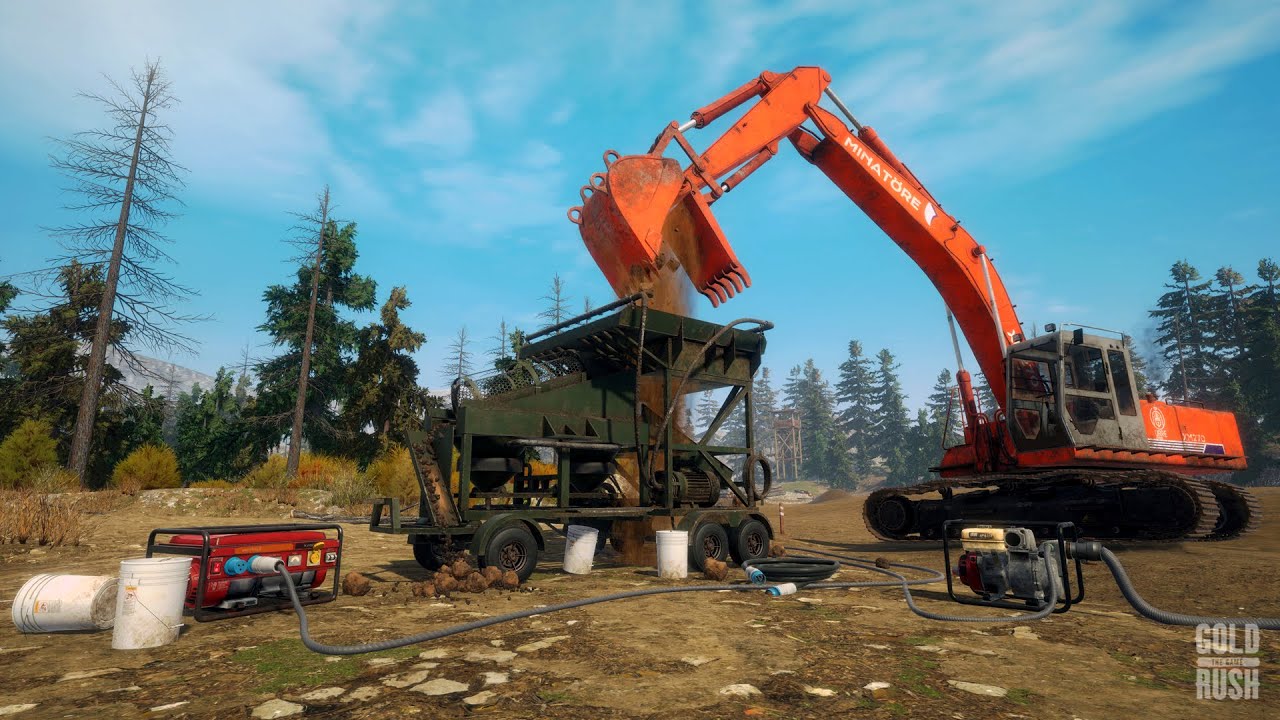 Let's Play Gold Rush The Game - Gold Mining Simulator #1 لعبة محاكي تعدين الذهب