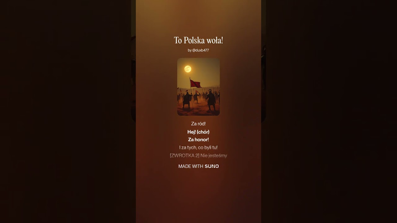 To Polska woła!