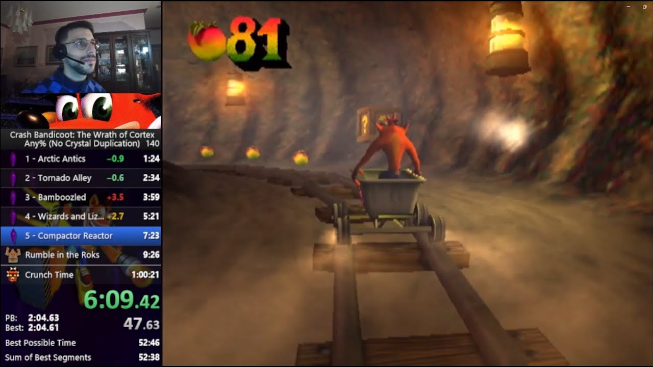 CB: The Wrath of Cortex - Any% (No Crystal Duplication) Speedrun - 58:53