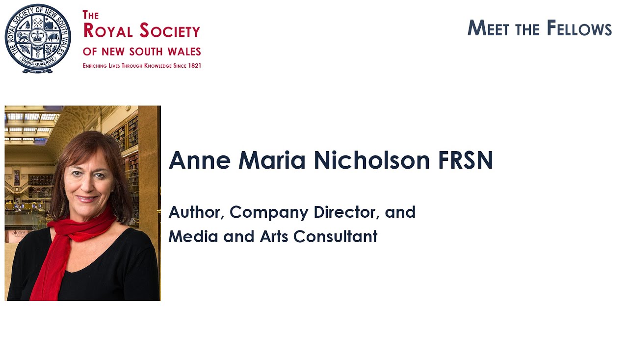 Meet the Fellows: Anne Maria Nicholson FRSN