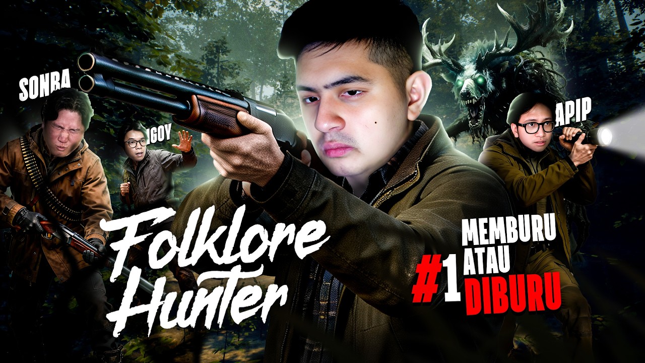 BERBURU MONSTER WENDIGO DI TENGAH HUTAN !!! [ Folklore Hunter ] Part 1