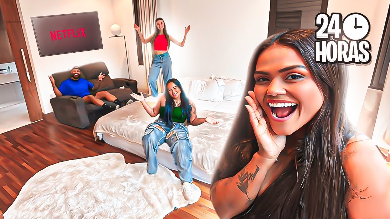 24 HORAS NO QUARTO DO MEU IRMÃO !!!