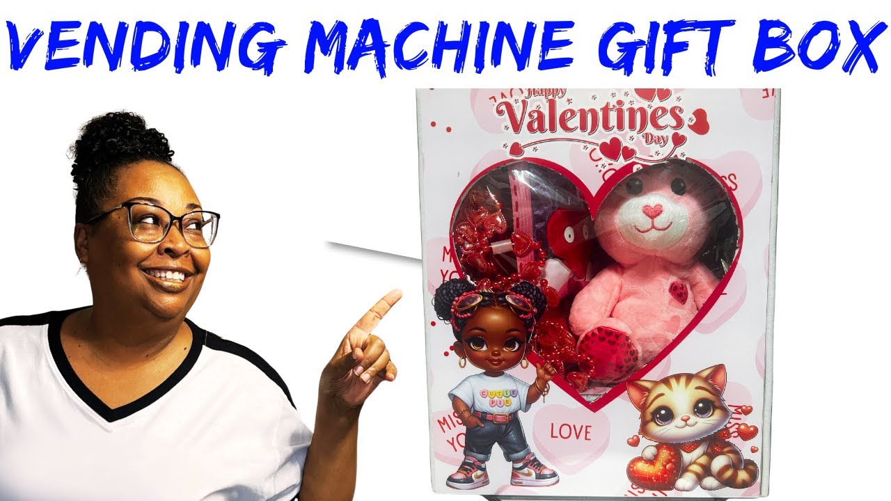 Mini Vending Machine Tutorial | Dollar Tree DIY #valentinesdaygift