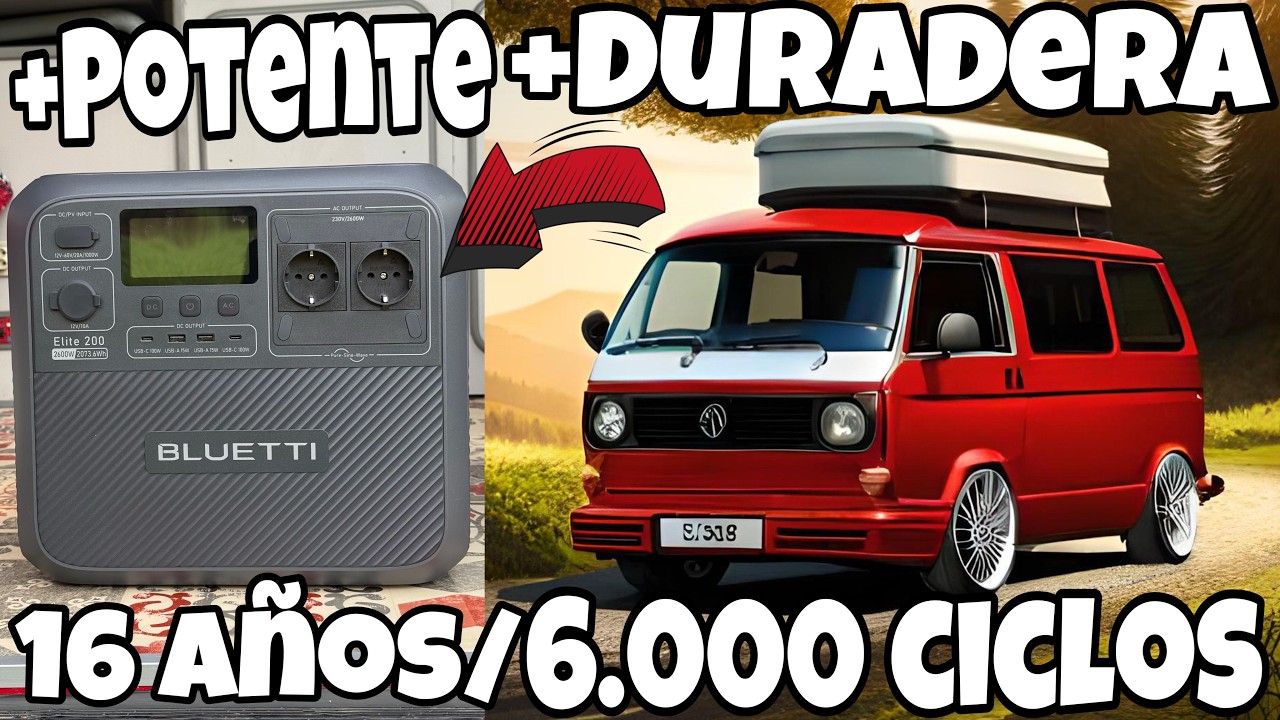 ✅MEJOR ESTACION de ENERGIA PORTATIL 2025🔋BLUETTI ELITE 200 v2 👉🏻[Review en Español]