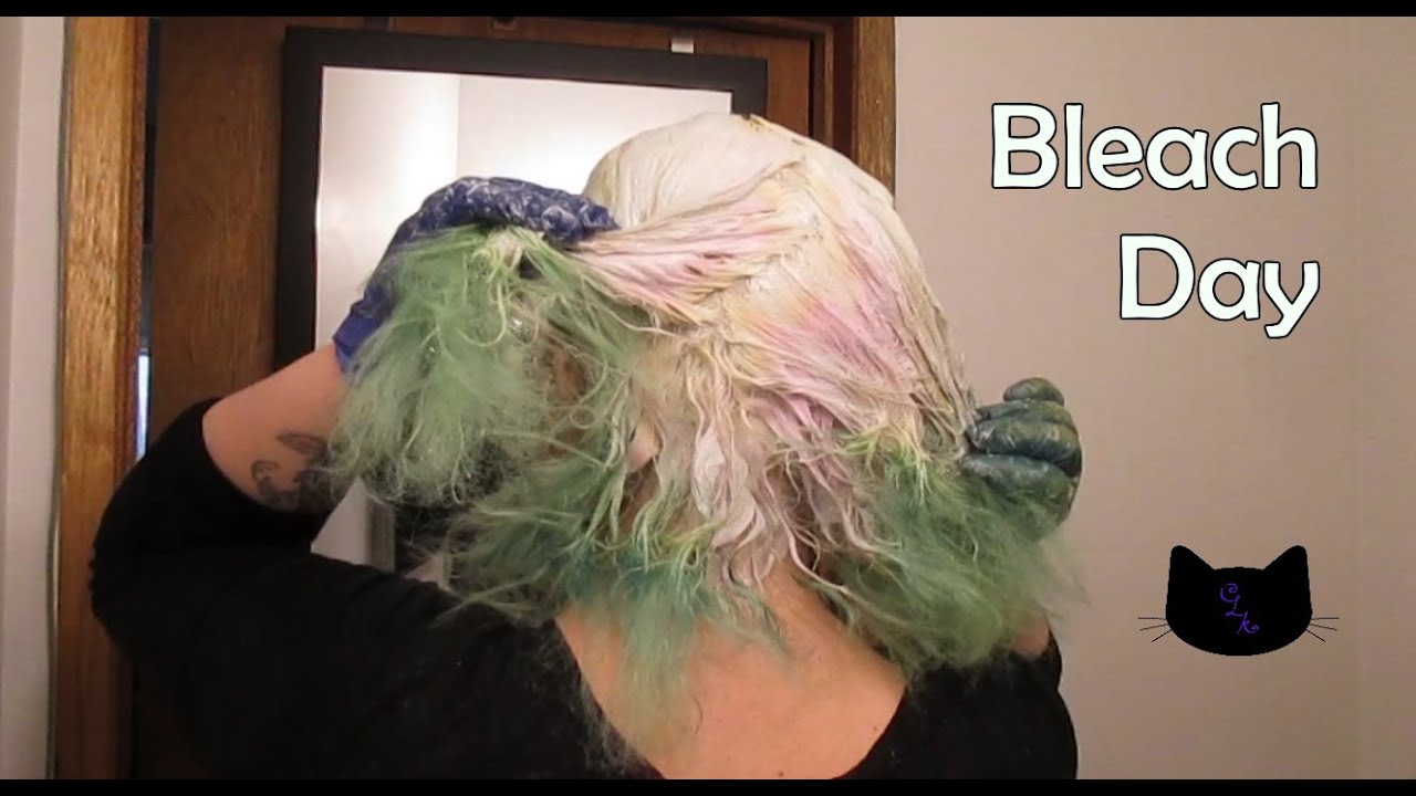 Bleaching my terribly damaged hair