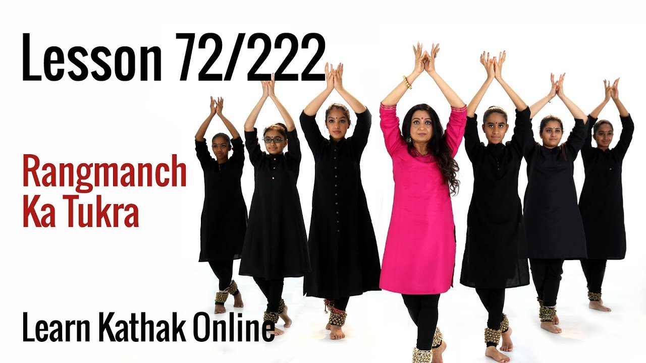 Rangmanch Ka Tukra – Performance with Shishyas or Students | Learn Kathak Online | Lesson 72/222