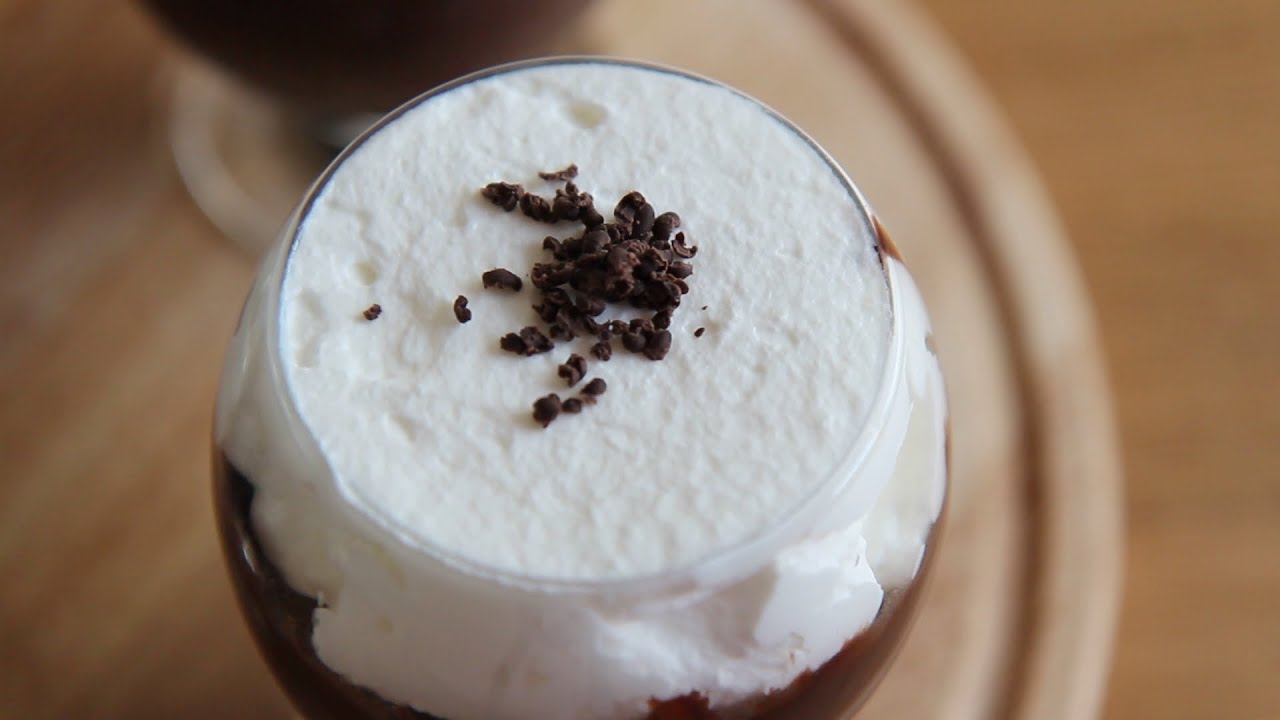 [SUB] 초콜릿 푸딩 만들기 :노오븐 디저트&No-oven dessert: How to make chocolate pudding