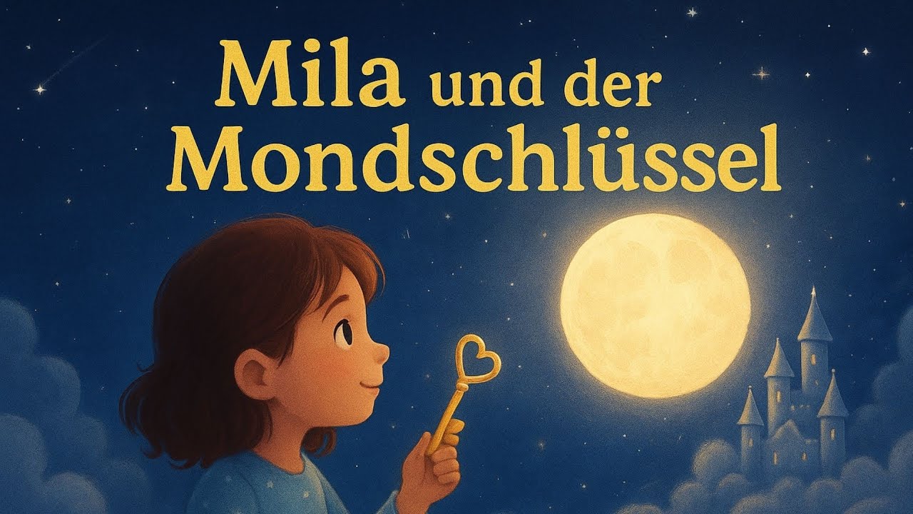 🌙🔑 Mila und der Mondschlüssel | Magische Gute-Nacht-Geschichte für Kinder | Einschlafgeschichte
