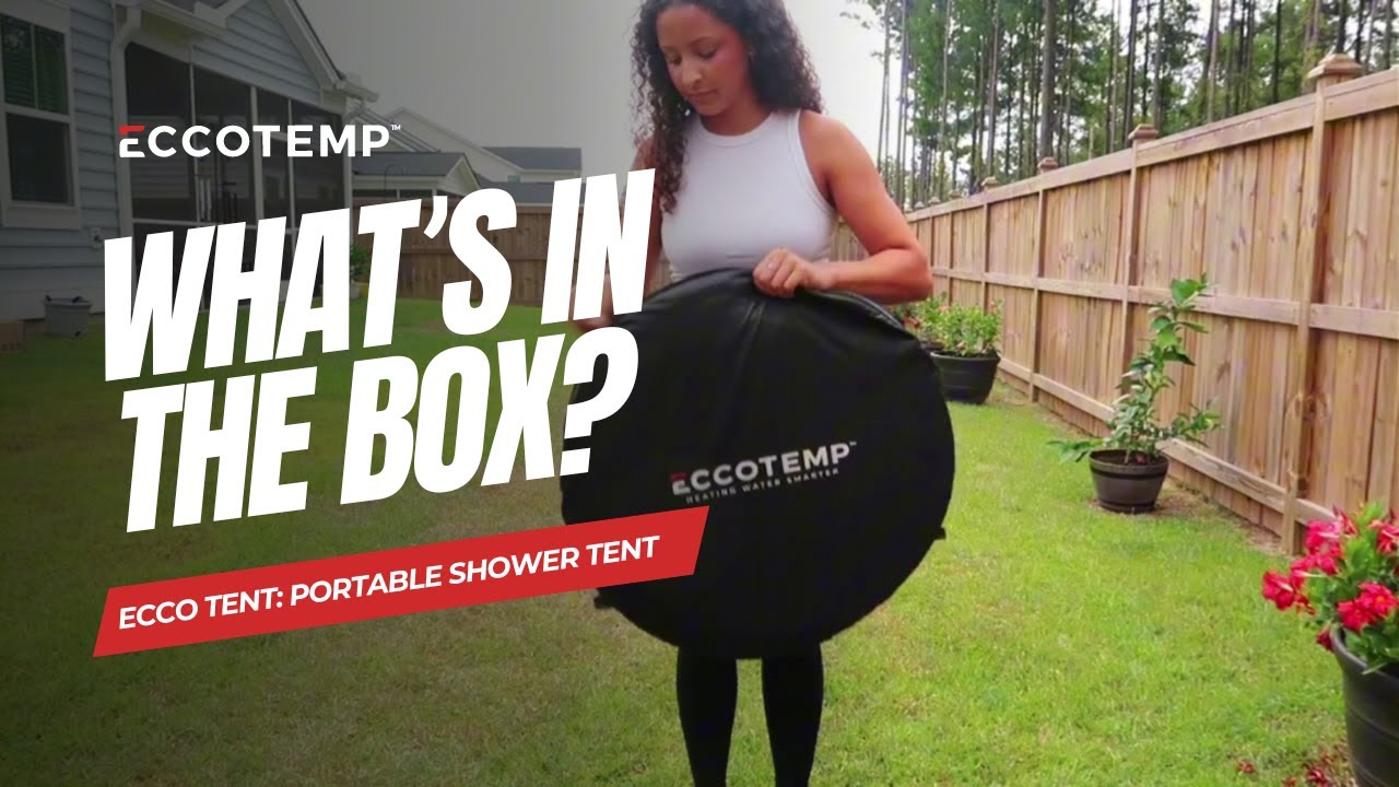 Unboxing the Ecco Tent: Portable & Easy Pop-Up Shower Shelter