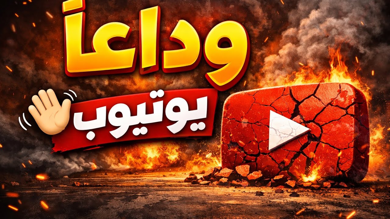 وداعًا يوتيوب !! 💔قرار صعب… إغلاق القناة