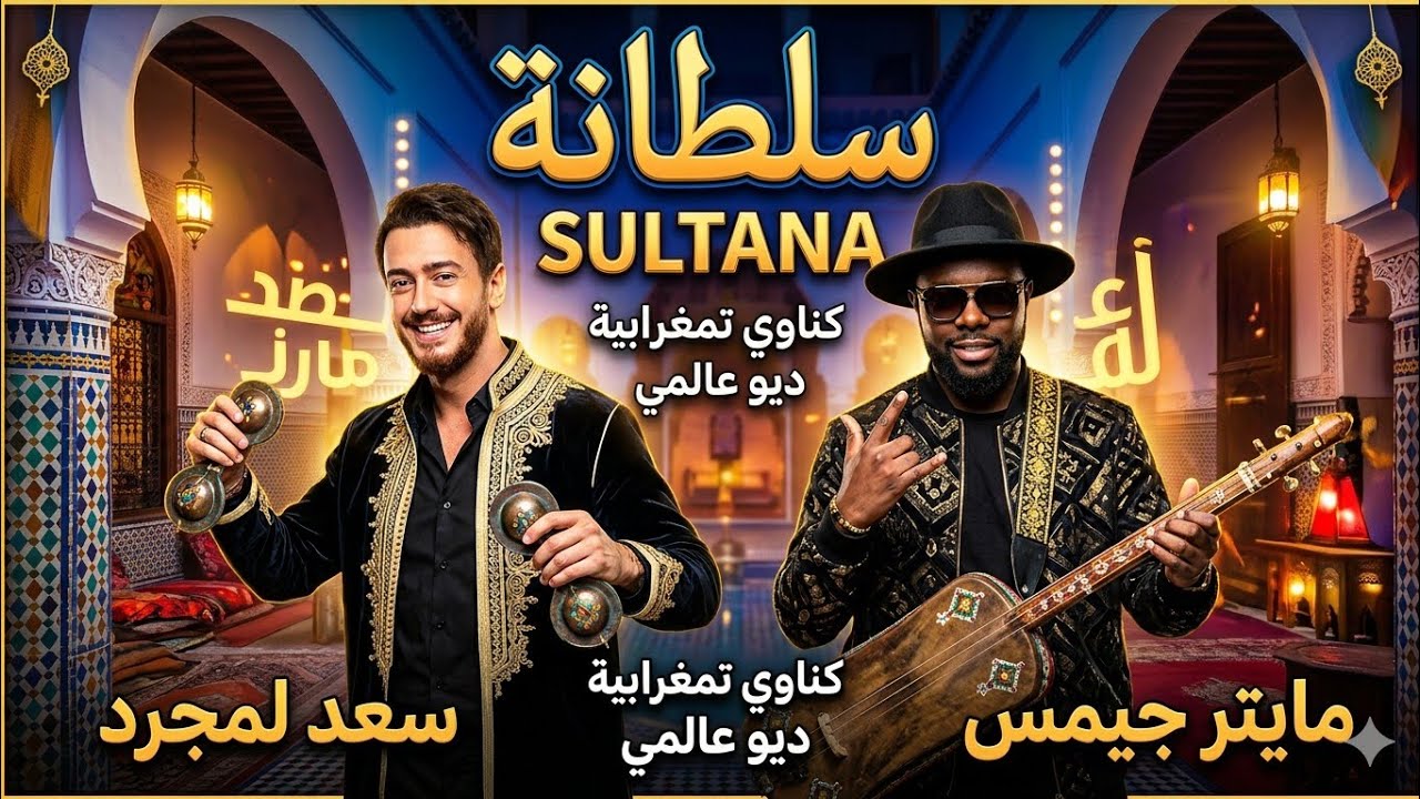 Saad Lamjarred & Maître Gims - SULTANA (Gnawa Tamghrabit) | سـلطانة - ميزان كناوي عالمي