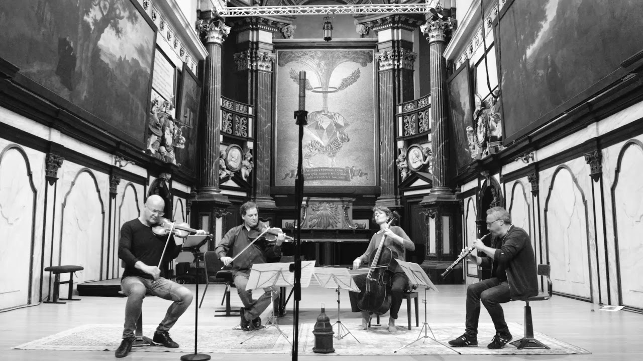 De Bewoners / Mozart W.A. Oboe Quartet K.370/368b for oboe, violin, viola and cello 3e mvt