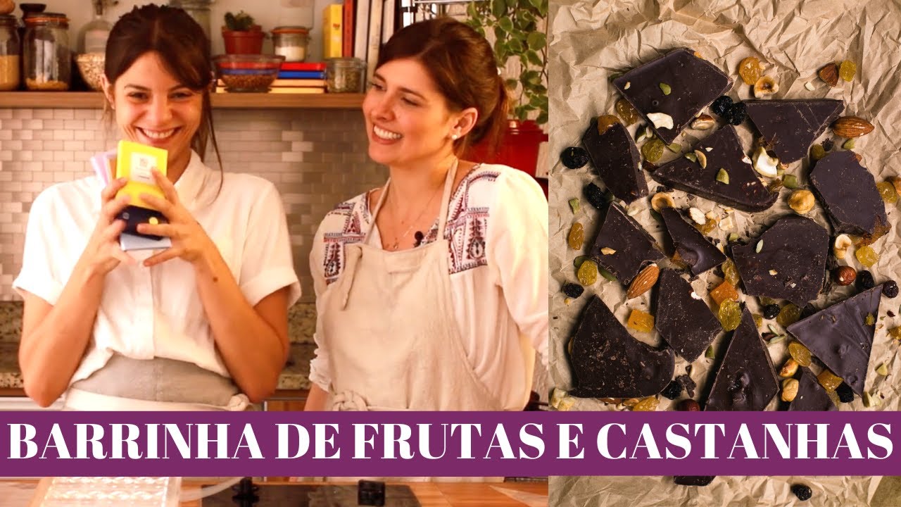 SÉRIE DO CHOCOLATE: BARRINHA COM FRUTAS SECAS E CASTANHAS feat. MICA