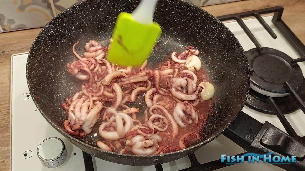 Жареные щупальцы кальмара