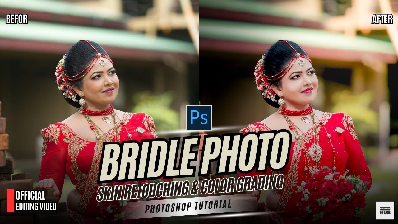 Bridle Photo Skin Retouching And Color Grading | Photoshop Editing