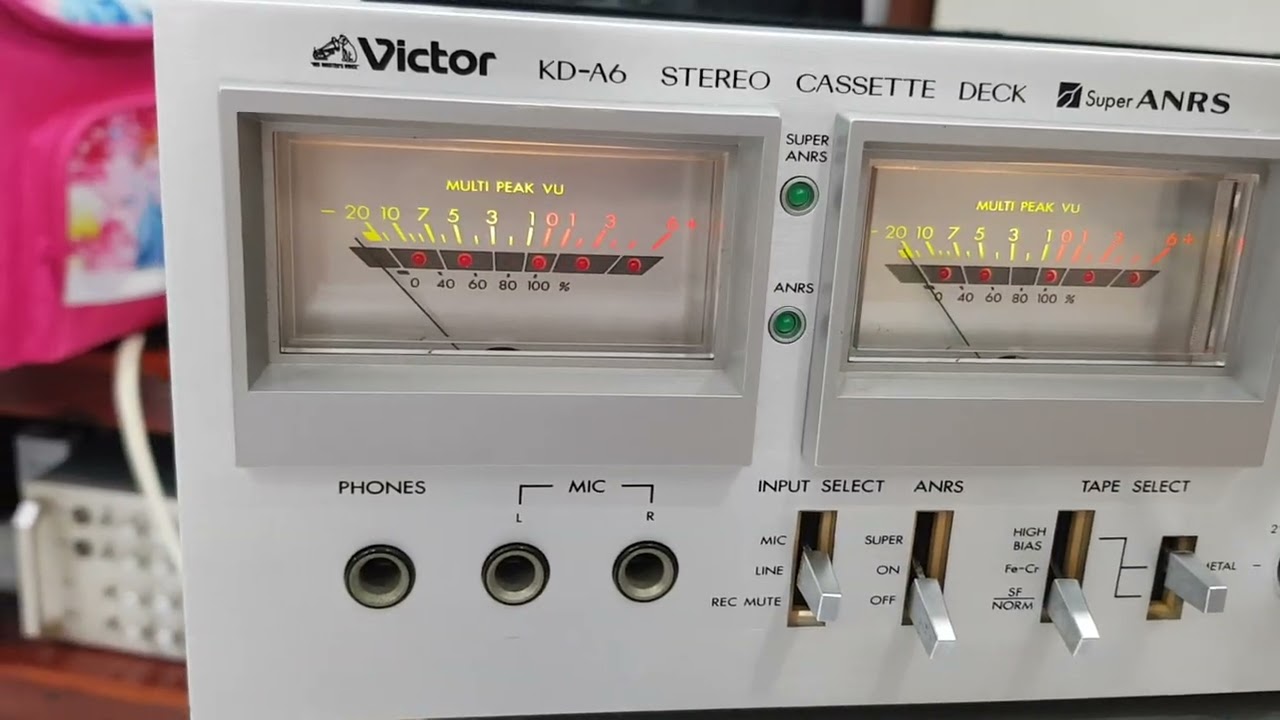 Tape Victor KD-A6(đả bán): VU đẹp, thu phát tốt(150).0565866388