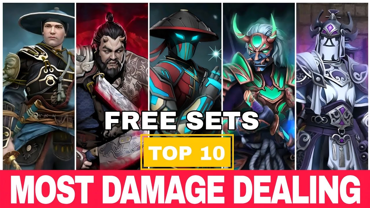 Shadow Fight 3: Top 10 Most Damage Dealing Sets