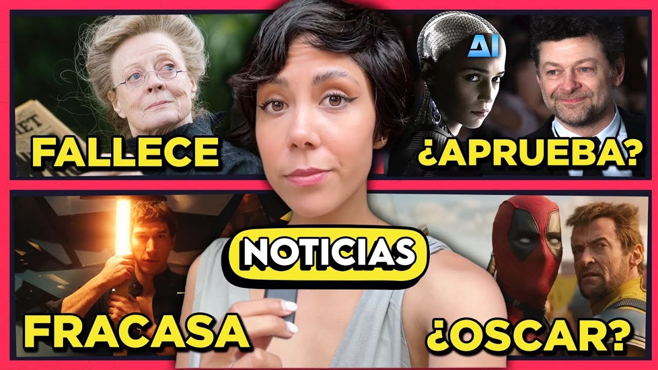FALLECE MAGGIE SMITH | ANDY SERKIS DEFIENDE EL USO DE AI | FRACASO MEGALÓPOLIS