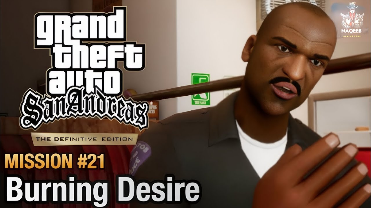🔥 Burning Desire Mission | CJ Saved Denise From Fire 😱 | GTA San Andreas