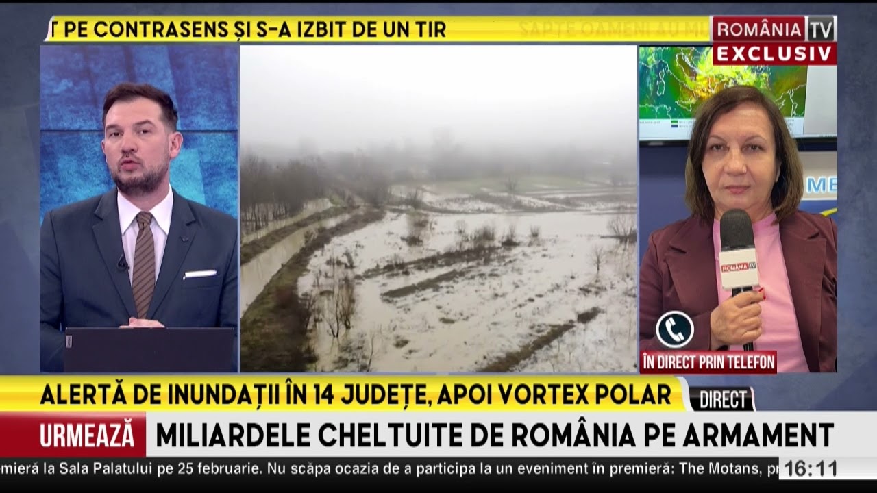 Alertă în 14 județe, gerul polar lovește din nou ăn România
