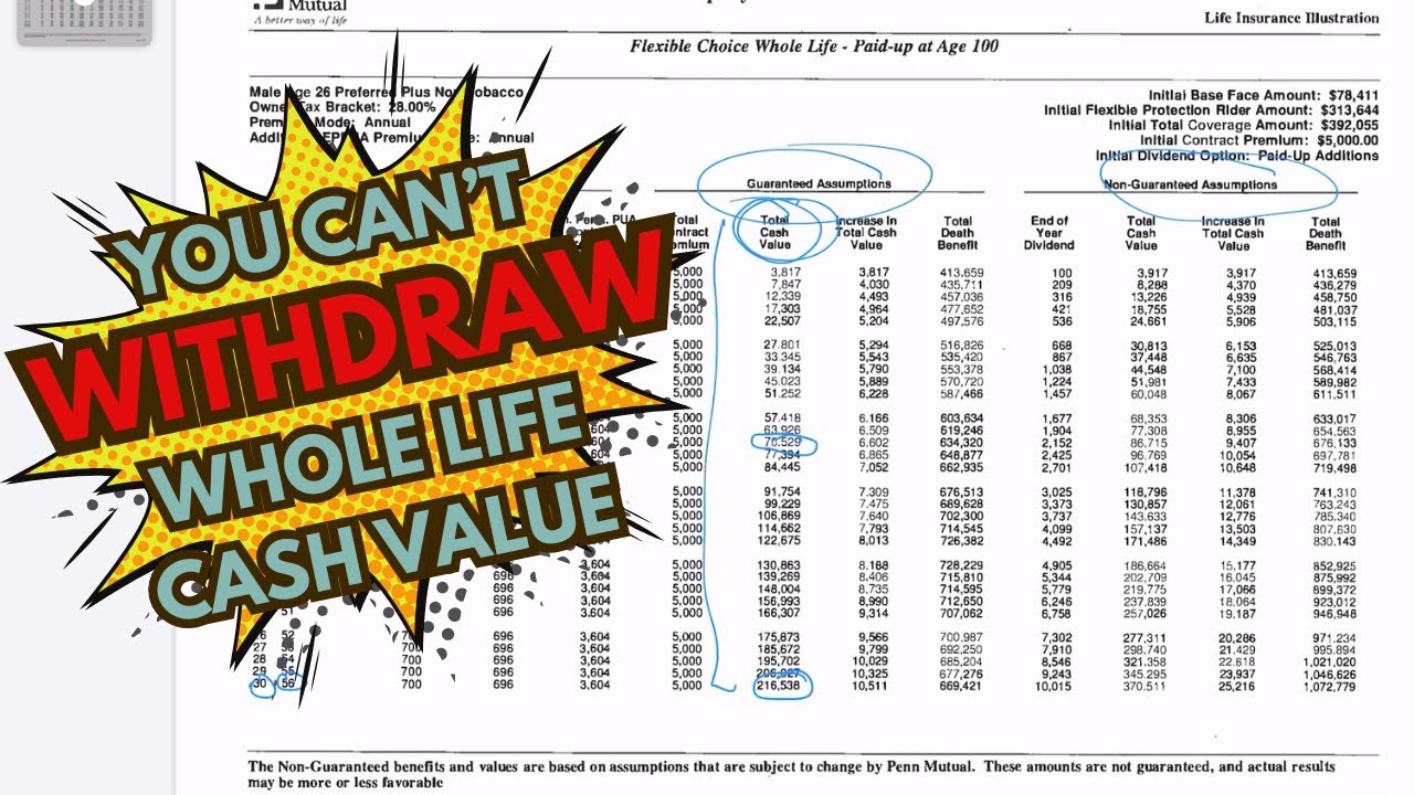 How Whole Life Insurance Cash Value Works