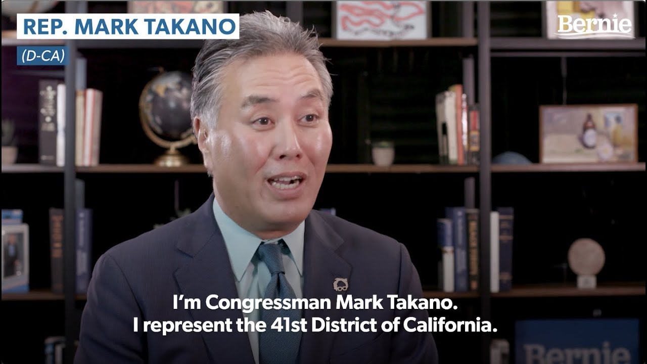 Rep. Mark Takano Endorses Bernie for President