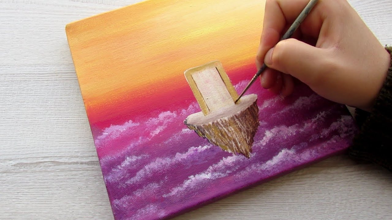 BTS (방탄소년단) 'Film out' Official MV Painting | Acrylic Painting#93 | Satisfying