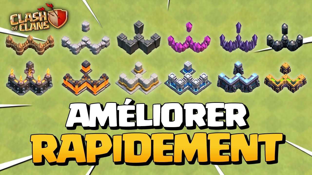 The secrets to quickly improving your walls in Clash of Clans!