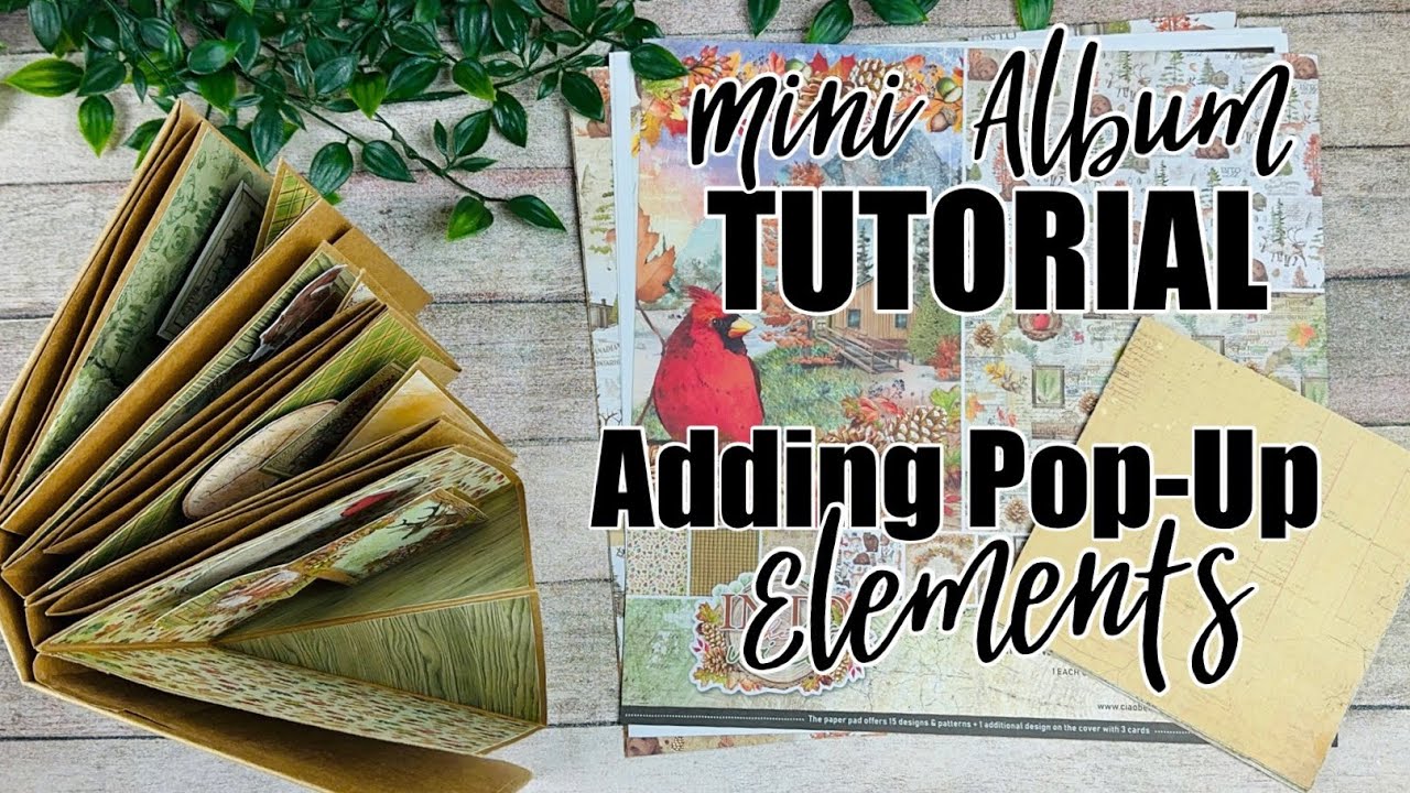 Mini Album Tutorial | Adding Pop-Up Elements | Quick & Easy!!