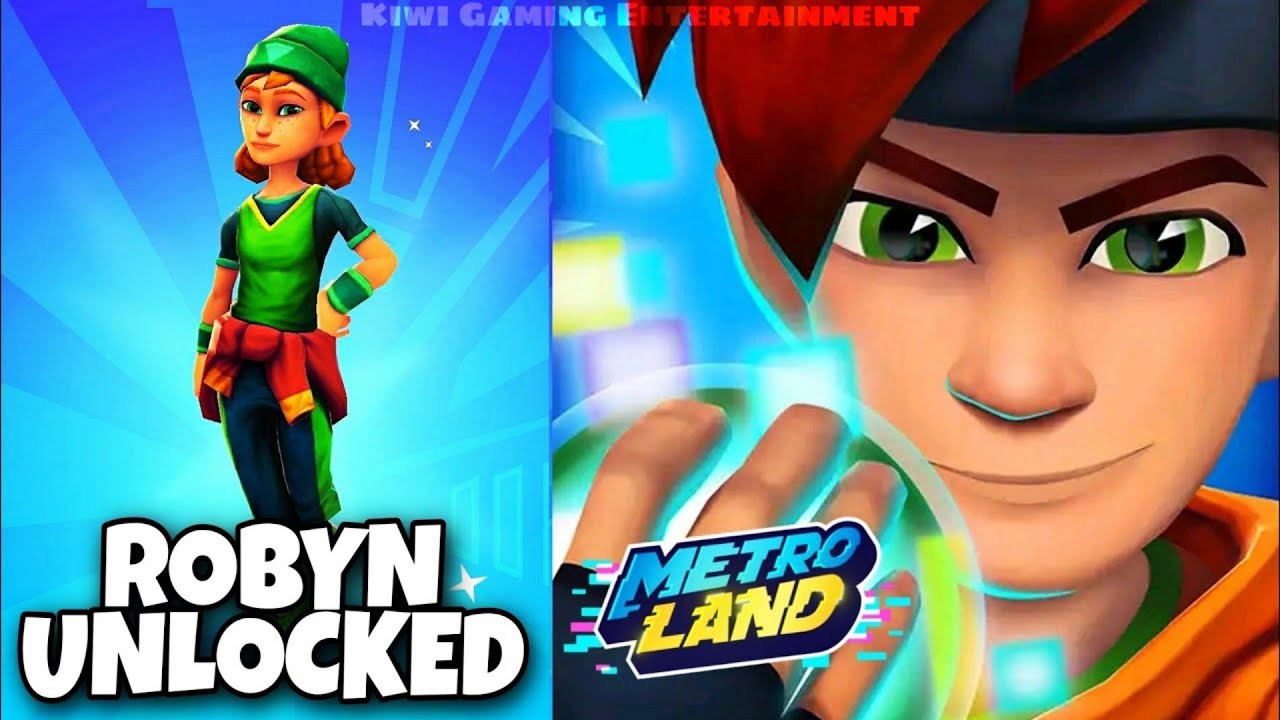 MetroLand Run  Robyn Unlocked Gameplay Walkthrough Chapter 5 Android/IOS