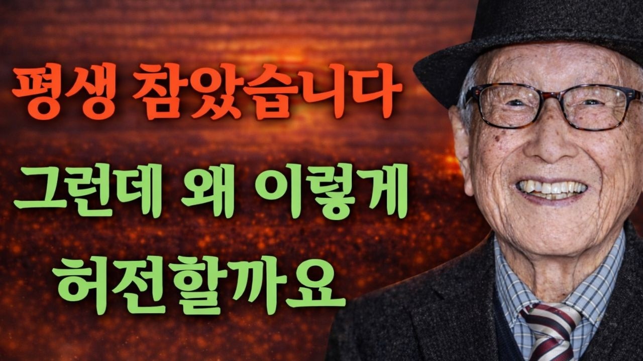 당신이 '참는 것'이 노후를 무너뜨리고 있었다
