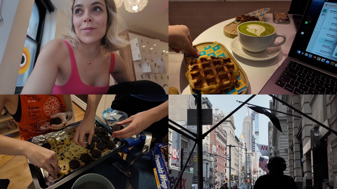 super bowl, nieve y la ciudad que me roba el corazón 🩷 new yooork #nycvlog  @louloudiaries_